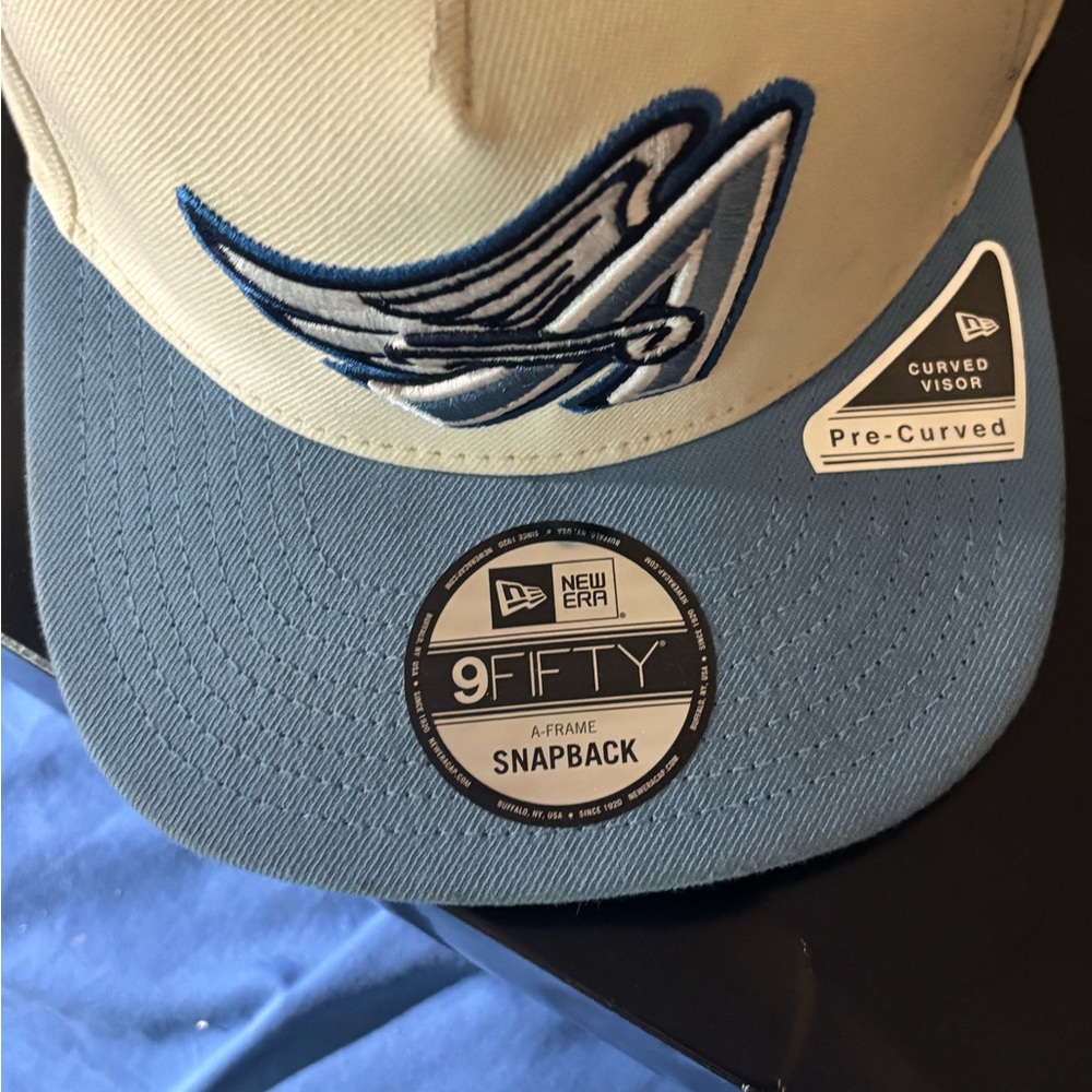 New Era Light Blue and Cream Los Angeles 50th Anniversary Snapback